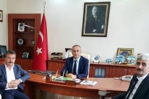 Başkan &Ccedil;elik'ten Kaymakam K&ouml;se'ye hayırlı olsun ziyareti