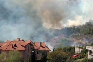 Beykoz'da krom fabrikasında yangın
