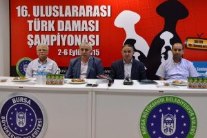 16. Uluslararası T&uuml;rk Daması Şampiyonası Bursa'da