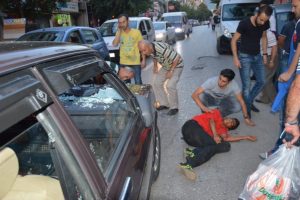 Bursa'da bisikletli &ccedil;ocuk otomobille &ccedil;arpıştı!