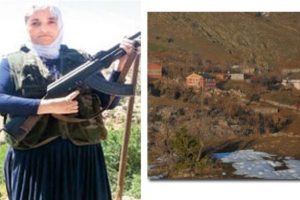 Şehit eşinden aldığı silahla şimdi mevzilerde o bekliyor