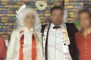 D&uuml;ğ&uuml;nde silah sesine dayanamayan gelin bayıldı