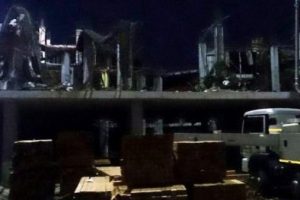 Antalya'da otel inşaatında g&ouml;&ccedil;&uuml;k