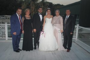 Mustafa Canbaz ve Gamze Sert en mutlu g&uuml;n&uuml;...