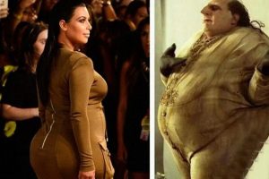Kardashian'ın fiziği Penguen'e benzetildi...