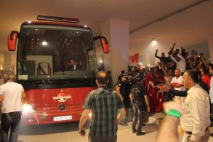 Milli takıma coşkulu karşılama