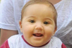 Minik Poyraz'a babası hayat verdi