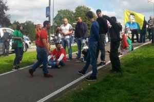 Almanya'da PKK sempatizanları ile T&uuml;rkler arasında gerginlik...