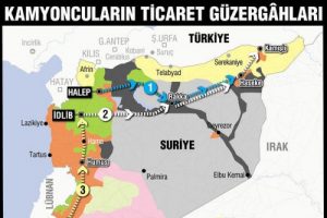 Suriye'de yaşamı, sınır tanımayan kamyoncular ayakta tutuyor