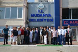 Mudanya'ya Almanya'daki kardeş şehrinden ziyaret
