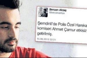 Şehit polis i&ccedil;in yazdığının bedeli ağır oldu!
