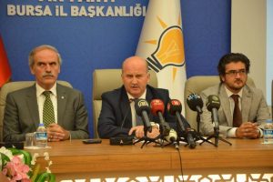 Bursa Ak Parti İl teşkilatı se&ccedil;im &ccedil;alışmaları hakkında bilgi verdi