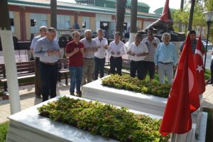 Bursa Orhangazi'de şehitliğe d&uuml;zenleme
