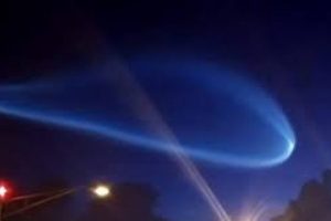 Floridalıların UFO sandığı uzay gemisi