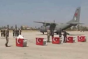 Dağlıca'da şehitler son yolculuklarına uğurlandı