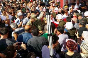 Bursa'da Şehit Yarbay evinden tekbirlerle uğurlandı