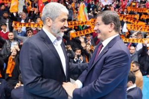 Davutoğlu, Meşal ile g&ouml;r&uuml;şt&uuml;