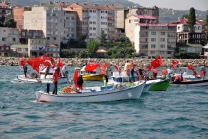 Balık&ccedil;ıların ter&ouml;re tepki