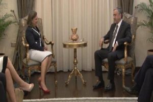 Akıncı, Victoria Nuland'ı kabul etti