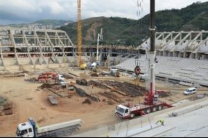 Trabzon Akyazı Stadı inşaatı durduruldu! Gerek&ccedil;e 'iş g&uuml;venliği'