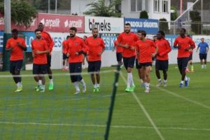 Trabzonspor'da Galatasaray mesaisi başladı