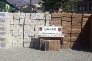 77 bin paket ka&ccedil;ak sigara ele ge&ccedil;irildi
