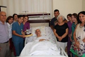 100 yaşında kal&ccedil;a kırığı ameliyatı oldu