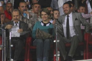 İsrail el&ccedil;isi Gen&ccedil;lerbirliği-Beşiktaş ma&ccedil;ını şeref trib&uuml;n&uuml;nden izledi