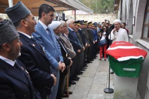 Kore gazisi son yolculuğuna uğurlandı