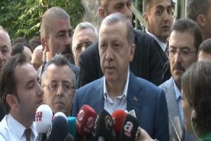 Erdoğan'dan bayram namazı sonrası a&ccedil;ıklama