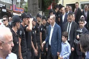 Erdoğan'dan polislere bayram ziyareti