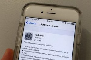 iOS 9.0.1 g&uuml;ncellemesi &ccedil;ıktı