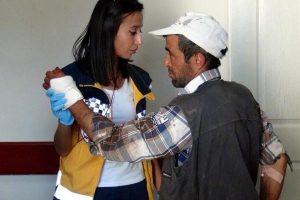 Yozgat'ta acemi kasaplar hastanelik oldu