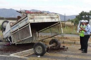 Kaza yaptı, ka&ccedil;an kurbanlığın peşinden gitti