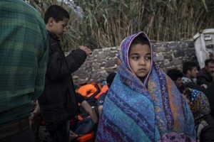 Paris'te Suriyeli g&ouml;&ccedil;menlerin buruk bayramı