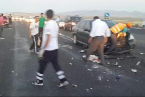 Aksaray'da kaza: 4'&uuml; &ccedil;ocuk 9 yaralı