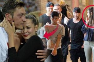 Mesut &Ouml;zil eski aşkı Mandy Capristo'ya moral verdi