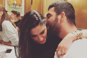 Aslıhan Doğan ve Arda Turan &ccedil;iftinden aşk pozları