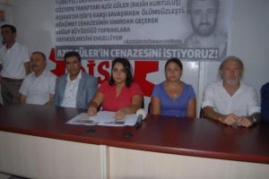 Aziz G&uuml;ler'in cenazesinin getirilmesi i&ccedil;in ortak a&ccedil;ıklama