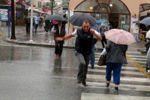 Edirne'de yağmur etkili oldu