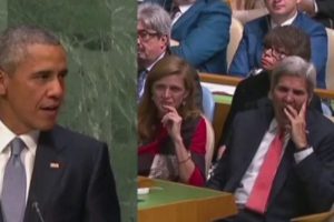 Obama konuştu, Kerry esnedi
