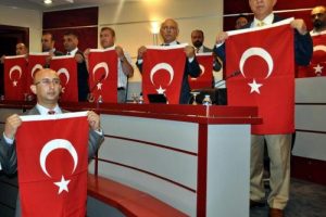 KTO Meclisi'nden ter&ouml;re bayraklı tepki