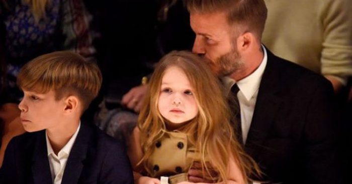 David Beckham kızının sa&ccedil;larına kıyamıyor...