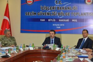 Van, Hakkari, Muş ve Bitlis'in se&ccedil;im g&uuml;venliği ele alındı