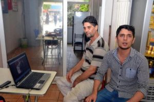 Kazadan kurtuldu, zabıta kavgası hastanelik etti