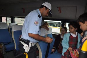 Bursa İneg&ouml;l'de &ouml;ğrenci servislerine sıkı denetim