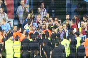 Trabzon'da ma&ccedil; bitti, ortalık karıştı