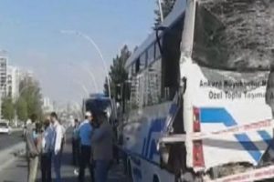 Ankara'da yeni bir belediye otob&uuml;s&uuml; kazası daha