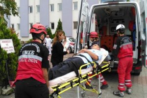 Bursa'da nefes kesen hastane tatbikatı