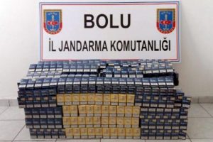 Bolu'da uyuşturucu ve ka&ccedil;ak sigara operasyonu